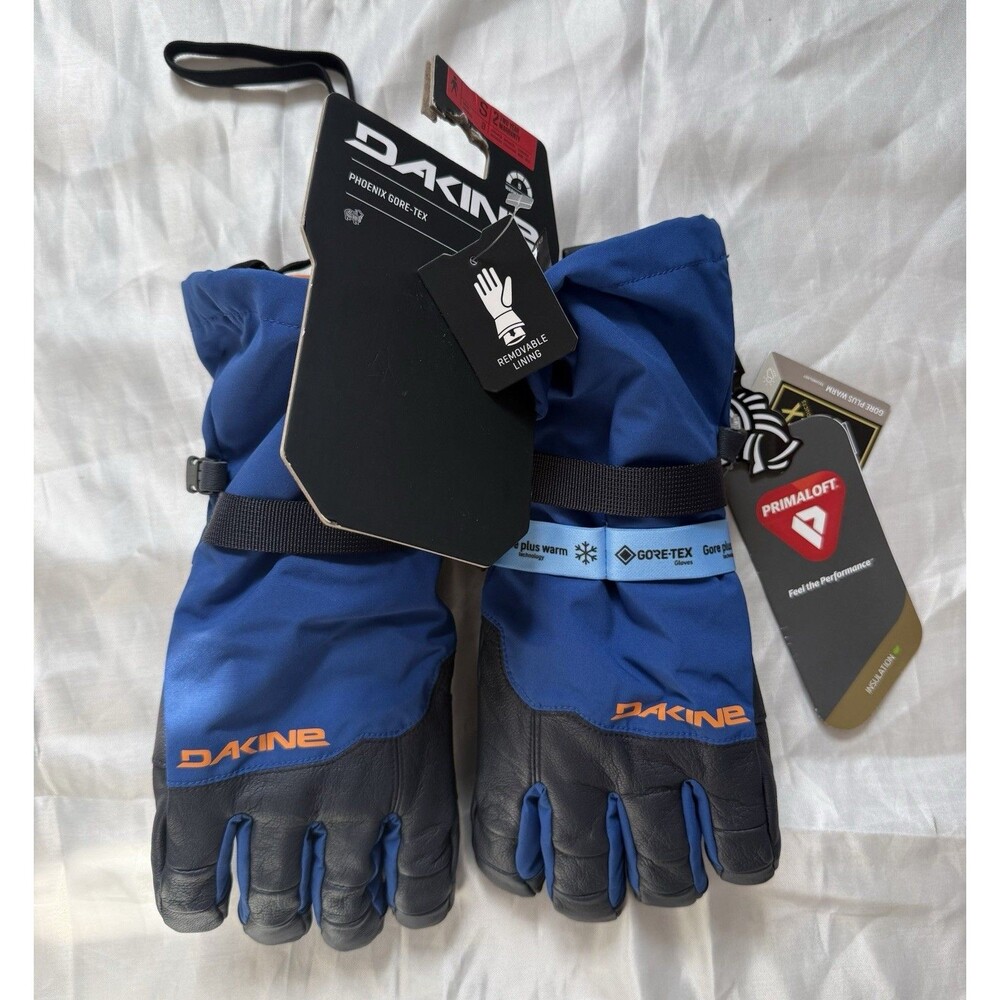 NWT Dakine Men's Small Phoenix Gore-Tex Gloves Deep Blue 2023 MSRP: $190